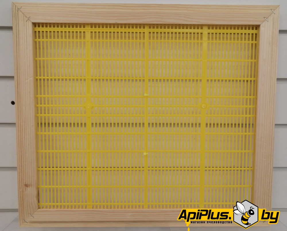 Разделительная решетка  в деревянной обвязке для 10 рамочного улья от интернет-магазина apiplus.by