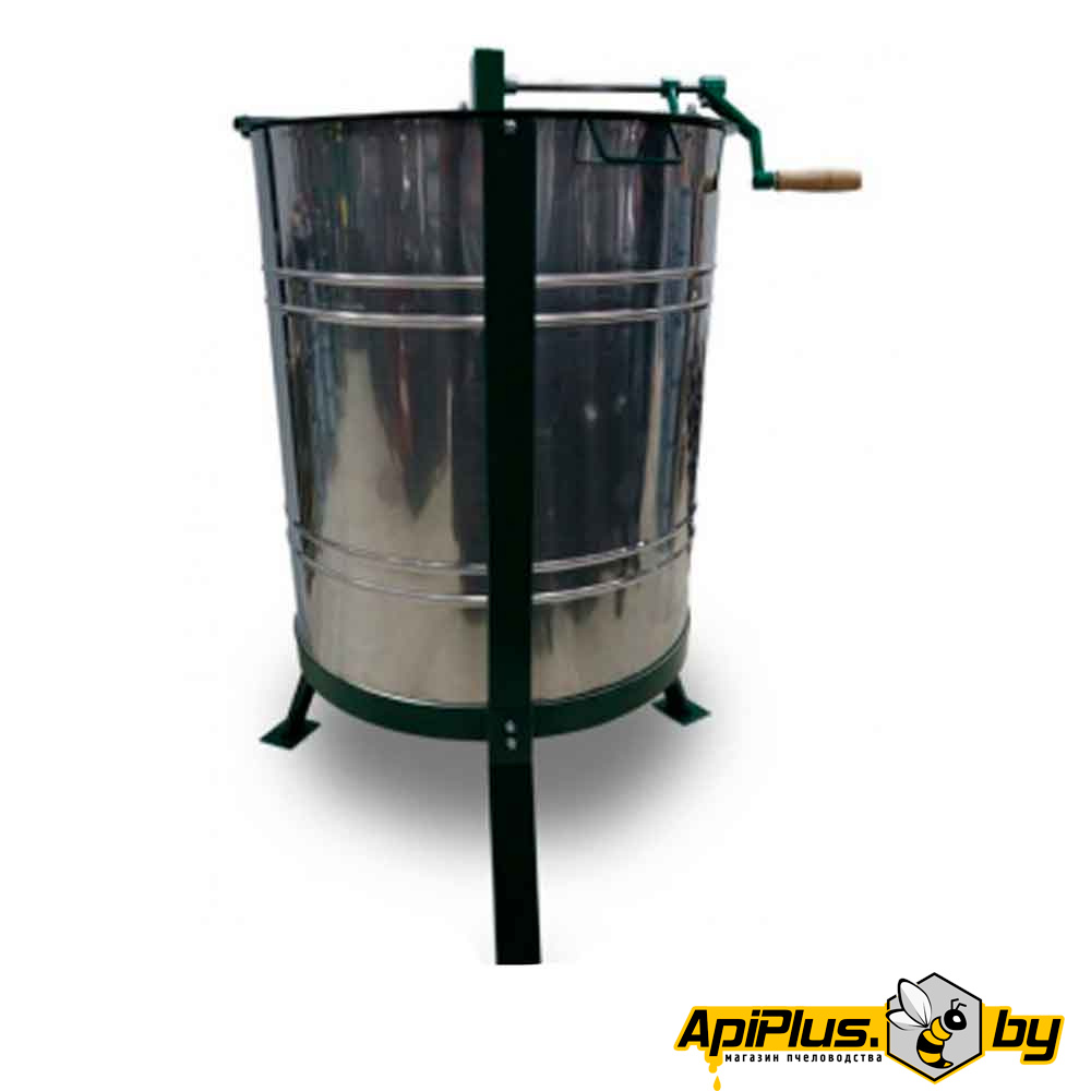 Медогонка ручная 3-х рамочная, оборотная,клапан пластик (Беларусь) от интернет-магазина apiplus.by