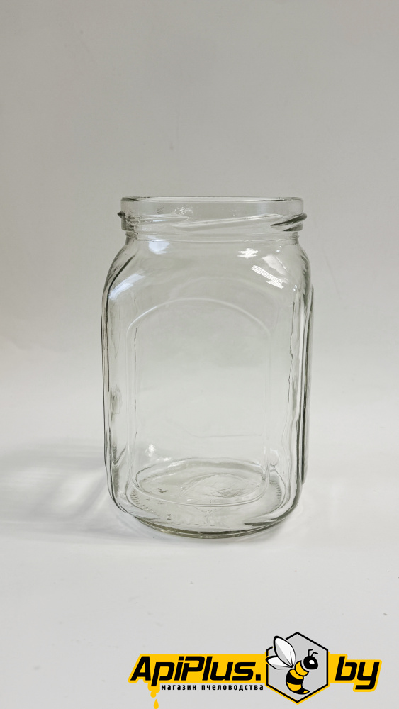 Банка прямоугольная 0,72 л (стеклянная) от интернет-магазина apiplus.by