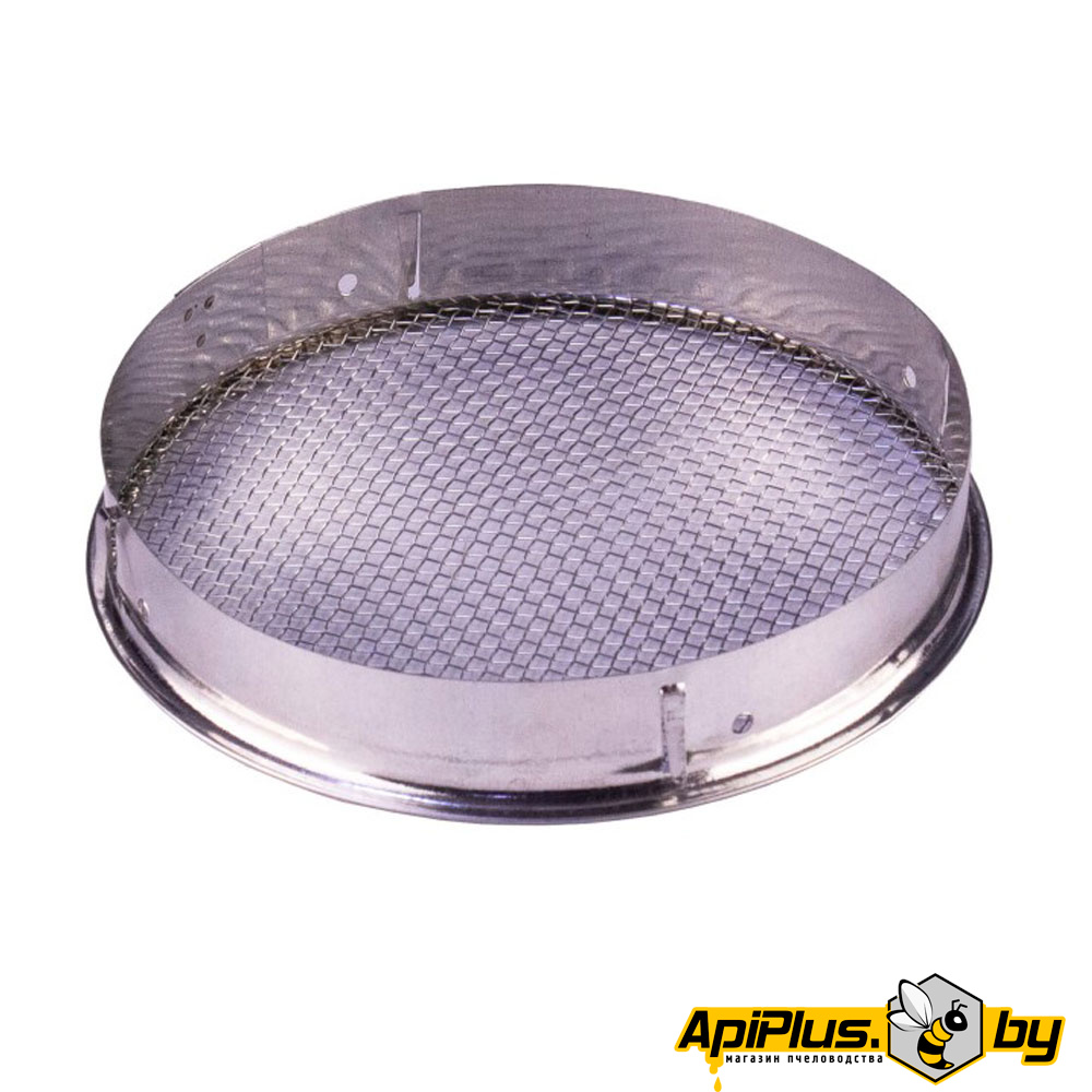 Маточный колпачок круглый из нержавеющей стали d-120 мм от интернет-магазина apiplus.by