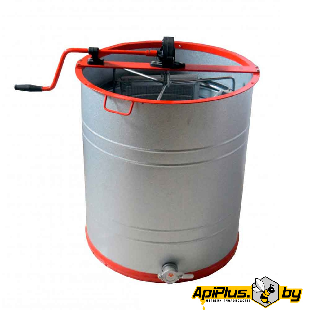 Медогонка 3-х рамочная оцинкованная оборотная (Украина) от интернет-магазина apiplus.by