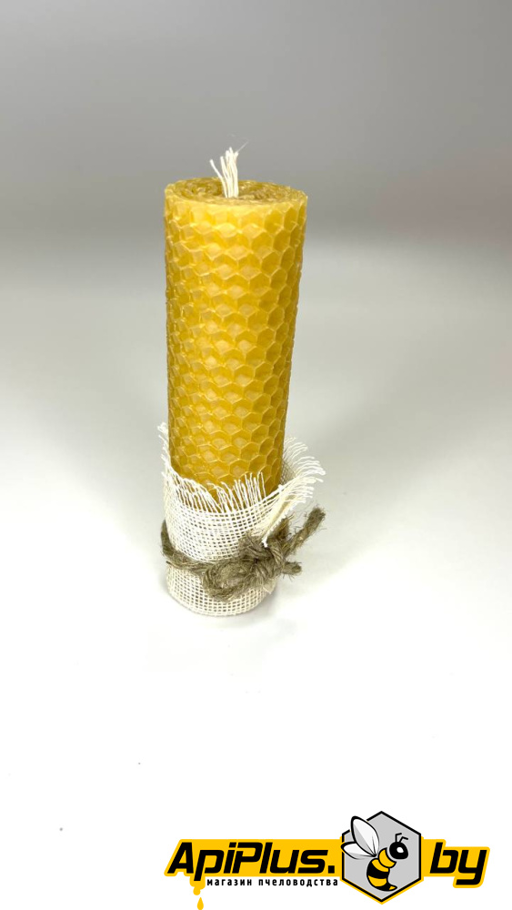 Свеча из вощины большая от интернет-магазина apiplus.by
