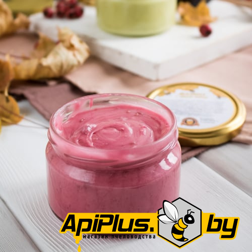 Крем-мед с малиной от интернет-магазина apiplus.by
