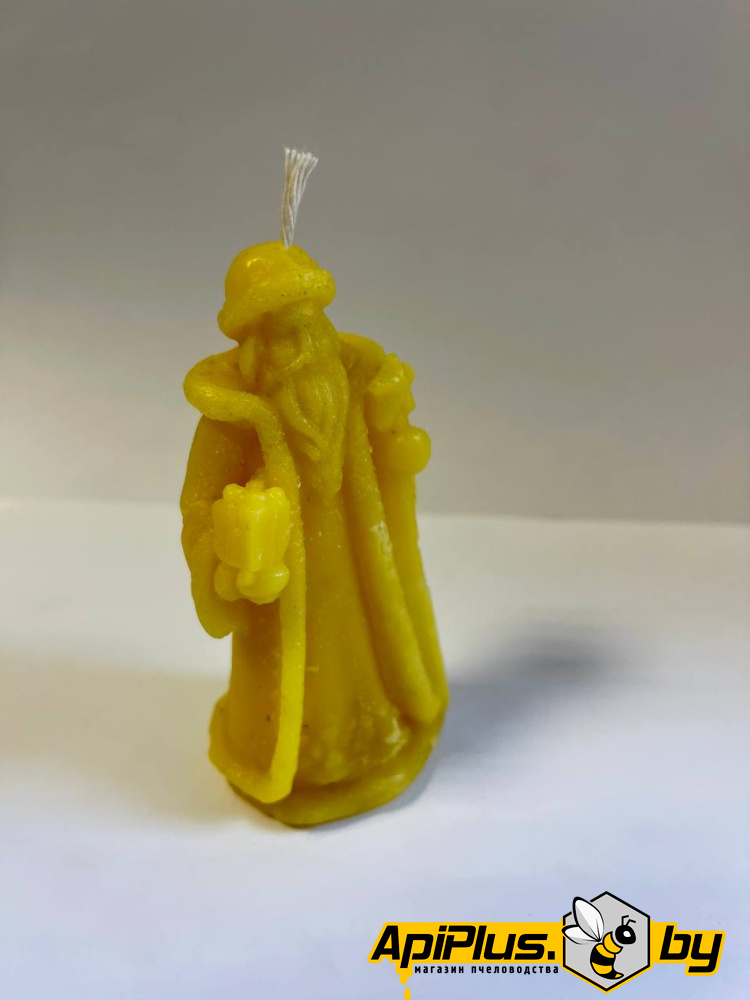 Свеча "Дед мороз" (восковая) от интернет-магазина apiplus.by