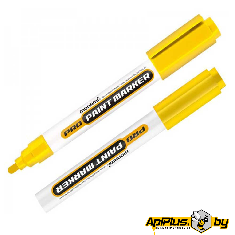 Маркер для мечения маток (желтый) от интернет-магазина apiplus.by