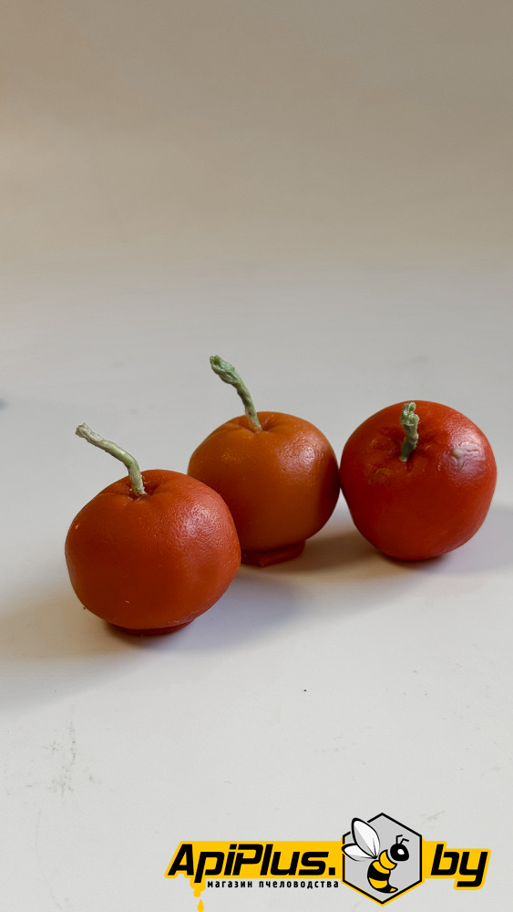 Свеча "Мандарин"-2 (восковая) от интернет-магазина apiplus.by