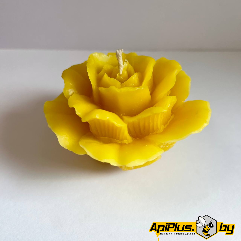 Свеча "Роза-2" (воск) от интернет-магазина apiplus.by