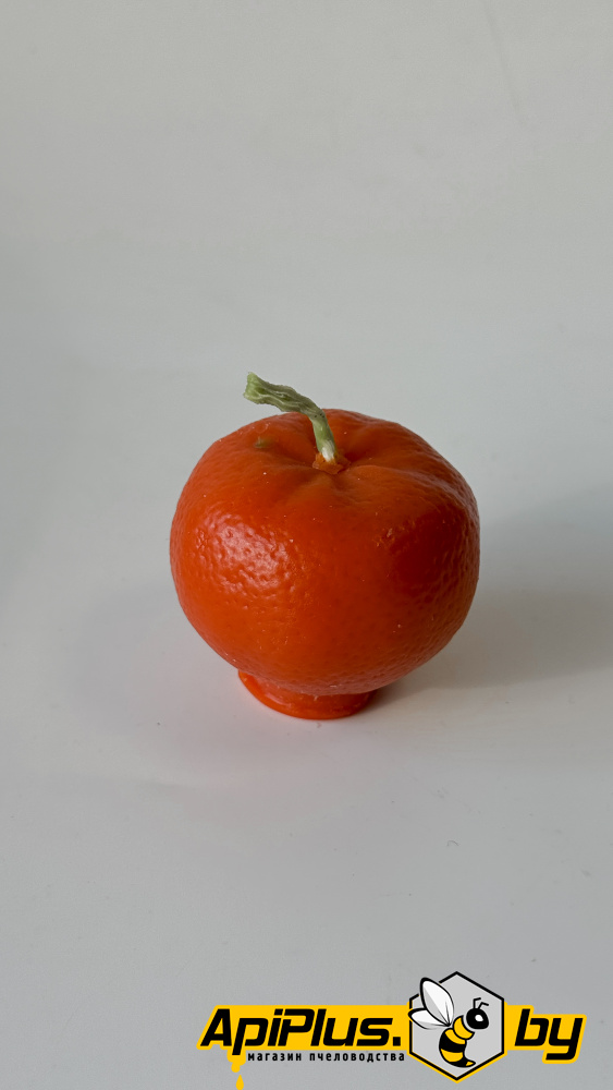 Свеча "Мандарин"-3 (восковая) от интернет-магазина apiplus.by