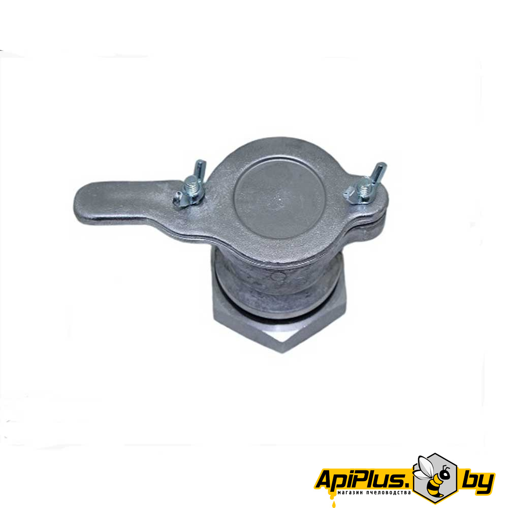 Кран сливной для медогонки d-35 мм (металл) от интернет-магазина apiplus.by