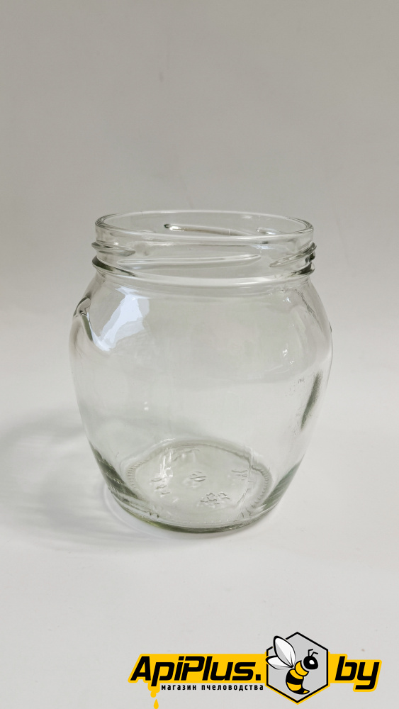 Банка бочонок 0,5 л (стеклянная) от интернет-магазина apiplus.by
