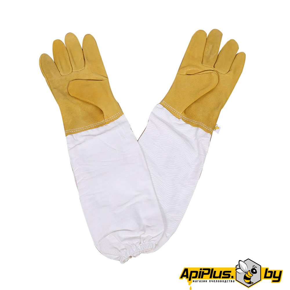 Перчатки из овчинной кожи желтые (XXL) от интернет-магазина apiplus.by