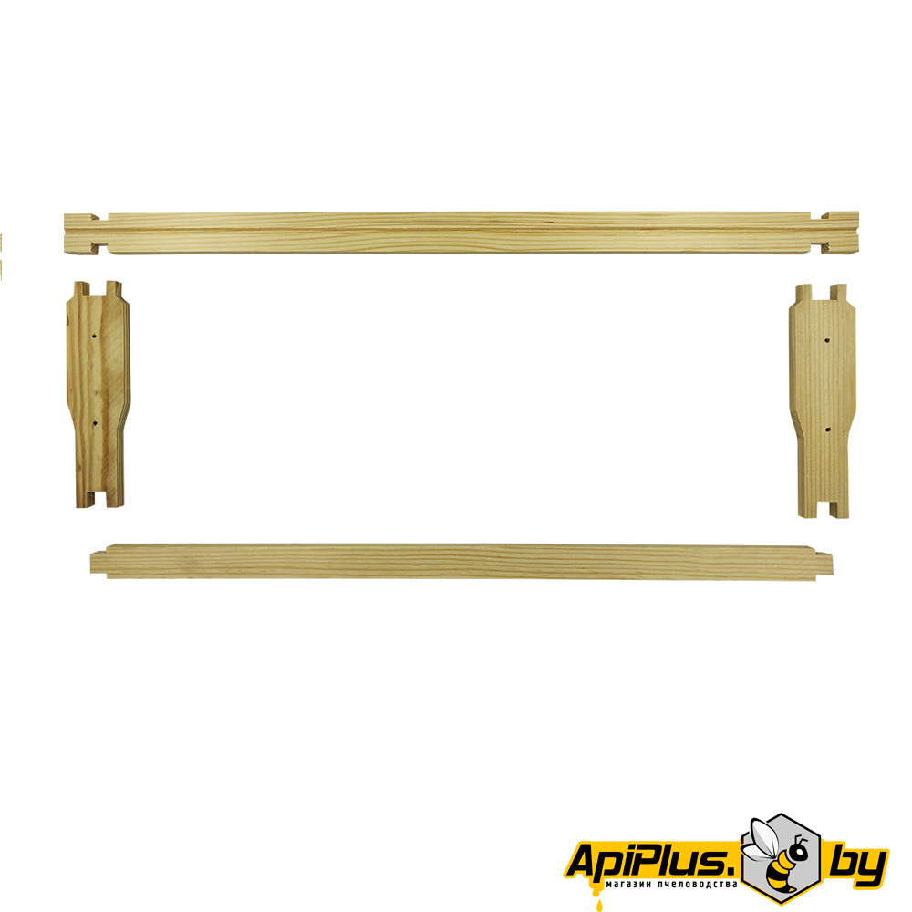 Рамка магазинная 145 мм (заготовки) с евро замками от интернет-магазина apiplus.by