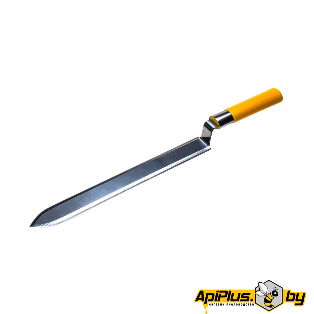 Нож для распечатки сот 280 мм зубчатый (ручка пластик) от интернет-магазина apiplus.by