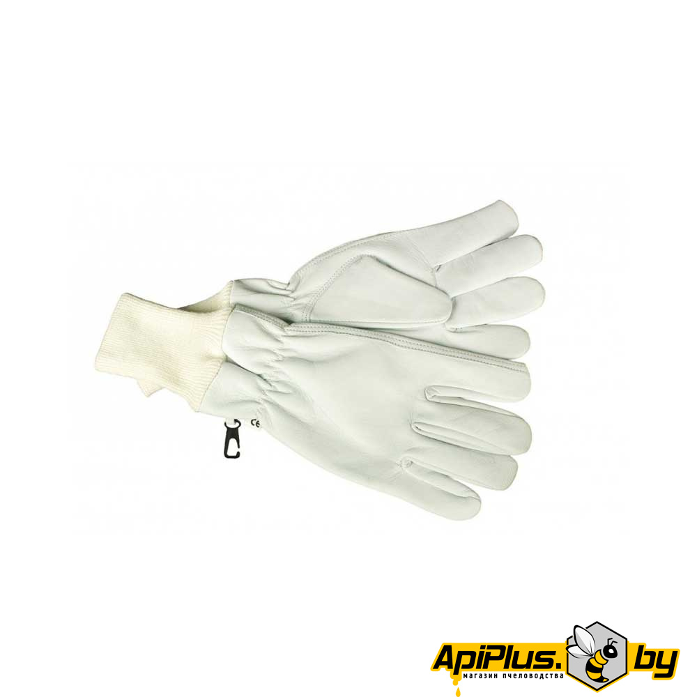 Перчатки пчеловода короткие (кожа) Lyson,Польша от интернет-магазина apiplus.by