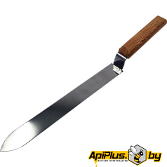 Нож для распечатки сот 250 мм (ручка дерево)