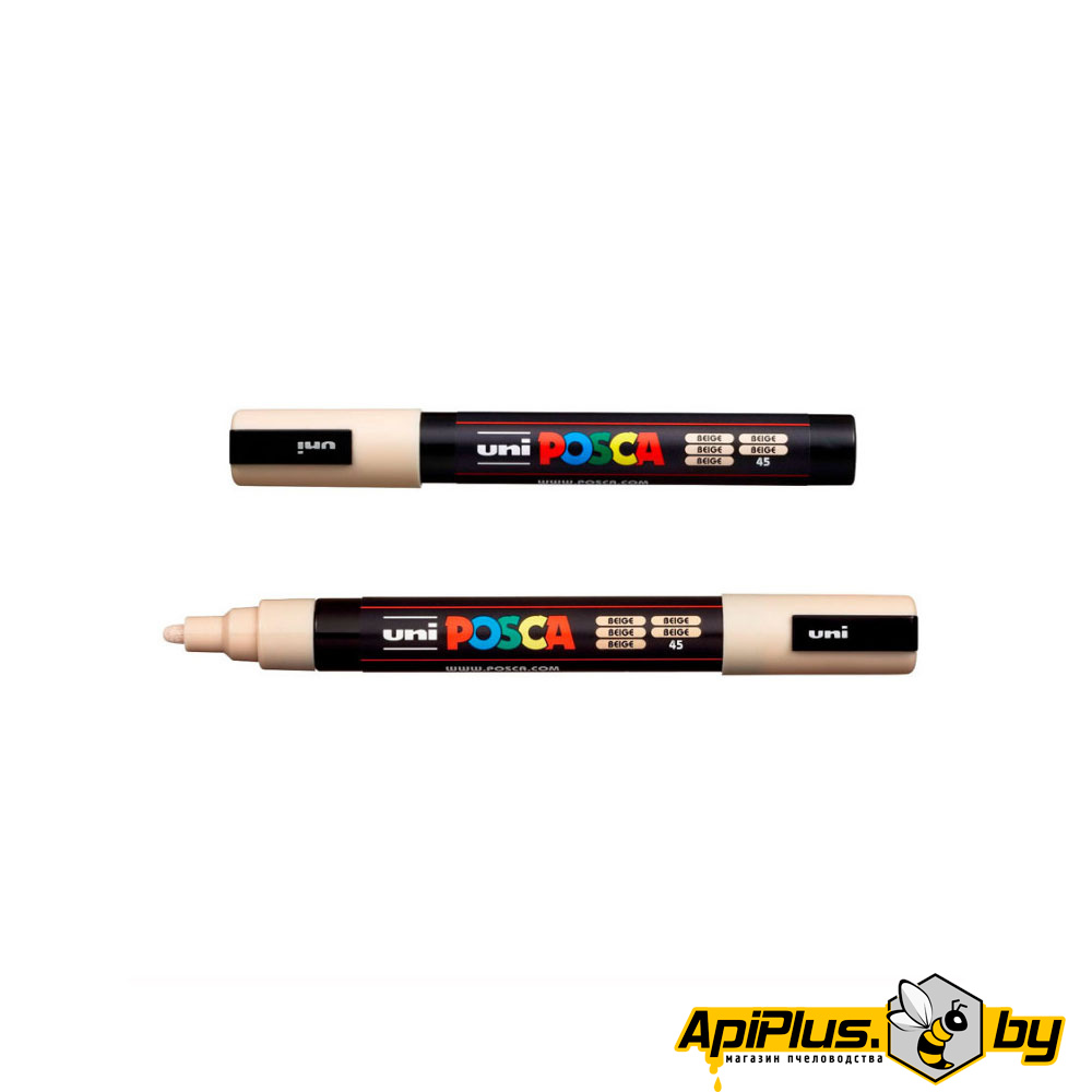 Маркер POSCA 5М белый от интернет-магазина apiplus.by