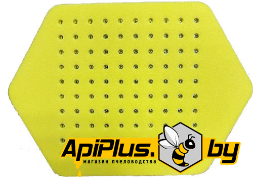 Опалитки для метки маток (желтые,цифры) от интернет-магазина apiplus.by